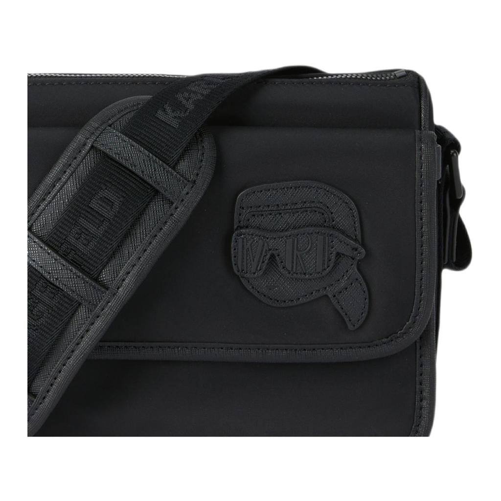 New KARL LAGERFELD Fabric Crossbody Bags Men's Black K2SA4337