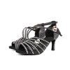 Diamant-Tanzschuhe mit hohem Absatz, glänzend, für lateinamerikanischen Tango, Walzer, elegante Tanzschuhe für Damen