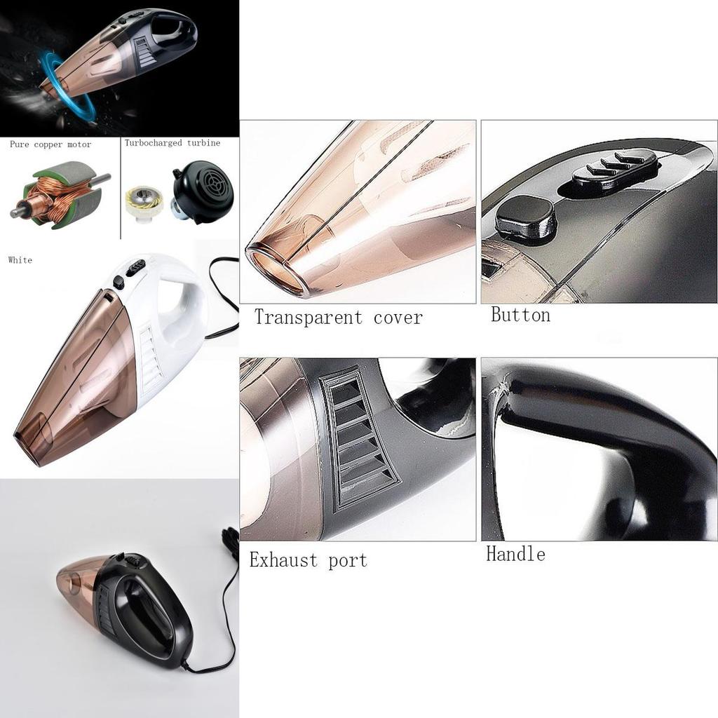Premium Quality Small Portable Car Vacuum Cleaner 12v For Auto Wet And Dry Cleaning