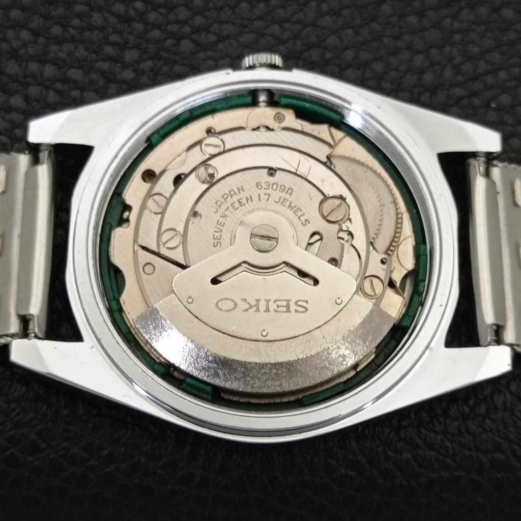 REFURBISHED VINTAGE SEIKO 5 AUTOMATIC 6309A JAPAN MENS ARABIC WATCH A441431-5 Sk-a441431