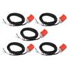 5Pcs Proximity Switch NPN Normally Open 100Hz Response Frequency IP65 Proximity Sensor DC10?30V