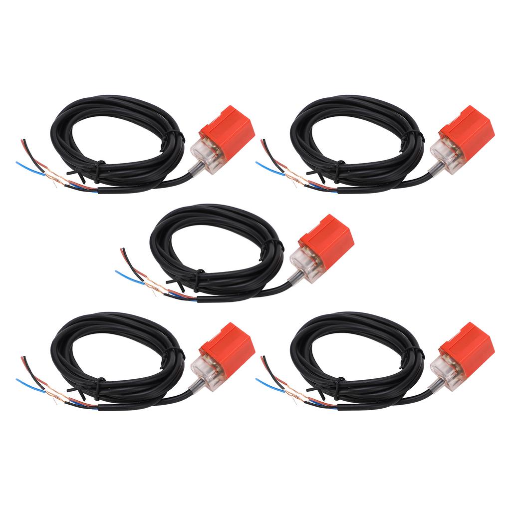 5Pcs Proximity Switch NPN Normally Open 100Hz Response Frequency IP65 Proximity Sensor DC10?30V