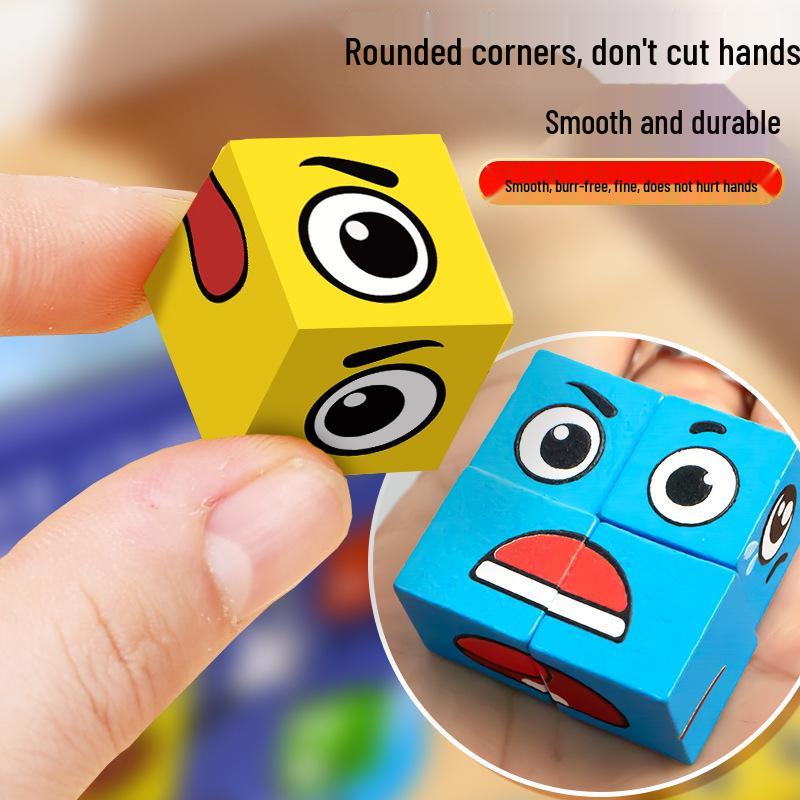 Face-Changing Cube Puzzle: Interactive Educational Table Game for Children with Expression and Bell Elements