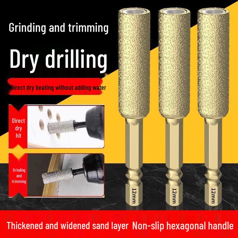 Tile Drill Bit for Hole Expansion, Grinding, and Trimming