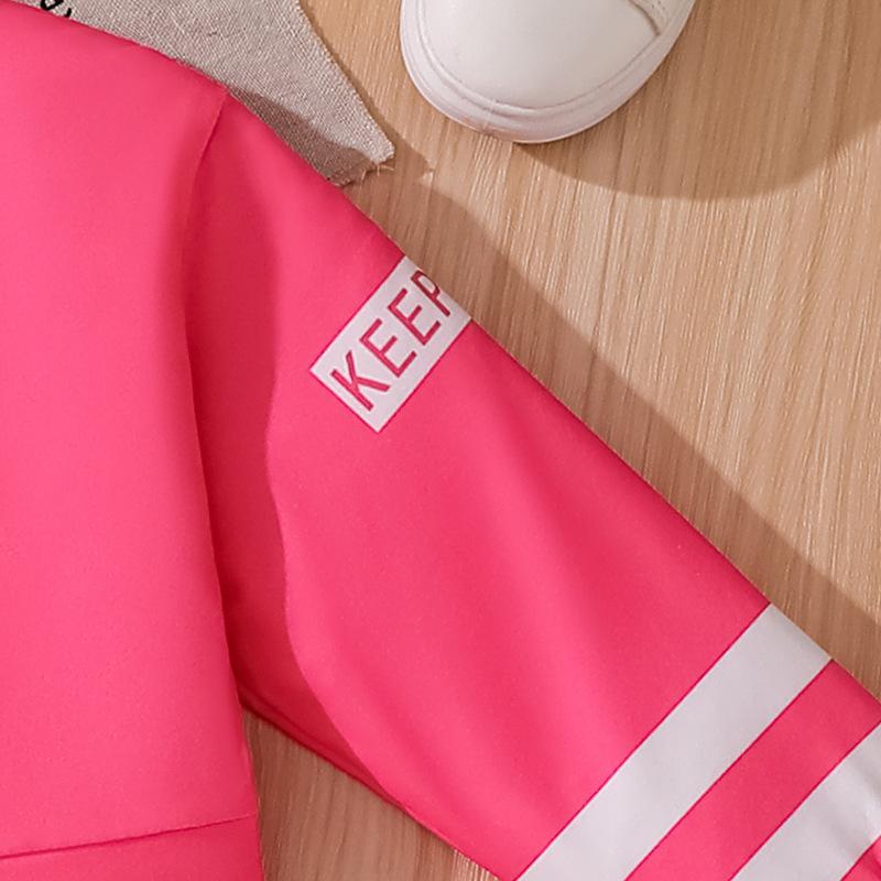 Girls' Suit Children's Wear Autumn New American Style Western-style Alphanumeric Print Long Sleeve Top Half Skirt