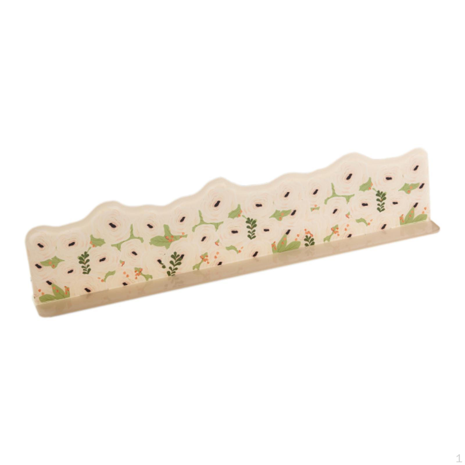 

Baffle Splashing Guard Easy to Install Slip Splatter Wating for The Sink Splashes in Flower
