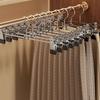 10/20PCS Non-Slip Metal Trousers Clip Adjustable Hangers Clothes Home Storage Rack Suitable for Pants Skirt Hanging Supplies ZYF