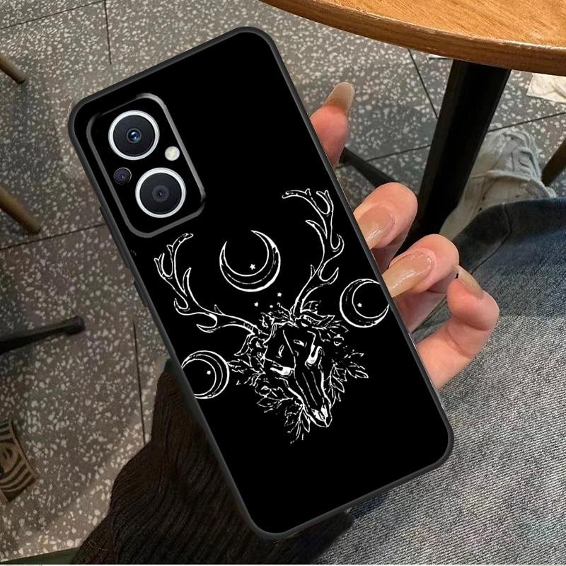 Witchcraft Occult Pentagram For OPPO Reno 14F 13F 12F 11F 10 11 12 13 14 Pro 7 8 Lite 8T OPPO Find X5 X6 X8 X9 Pro Case