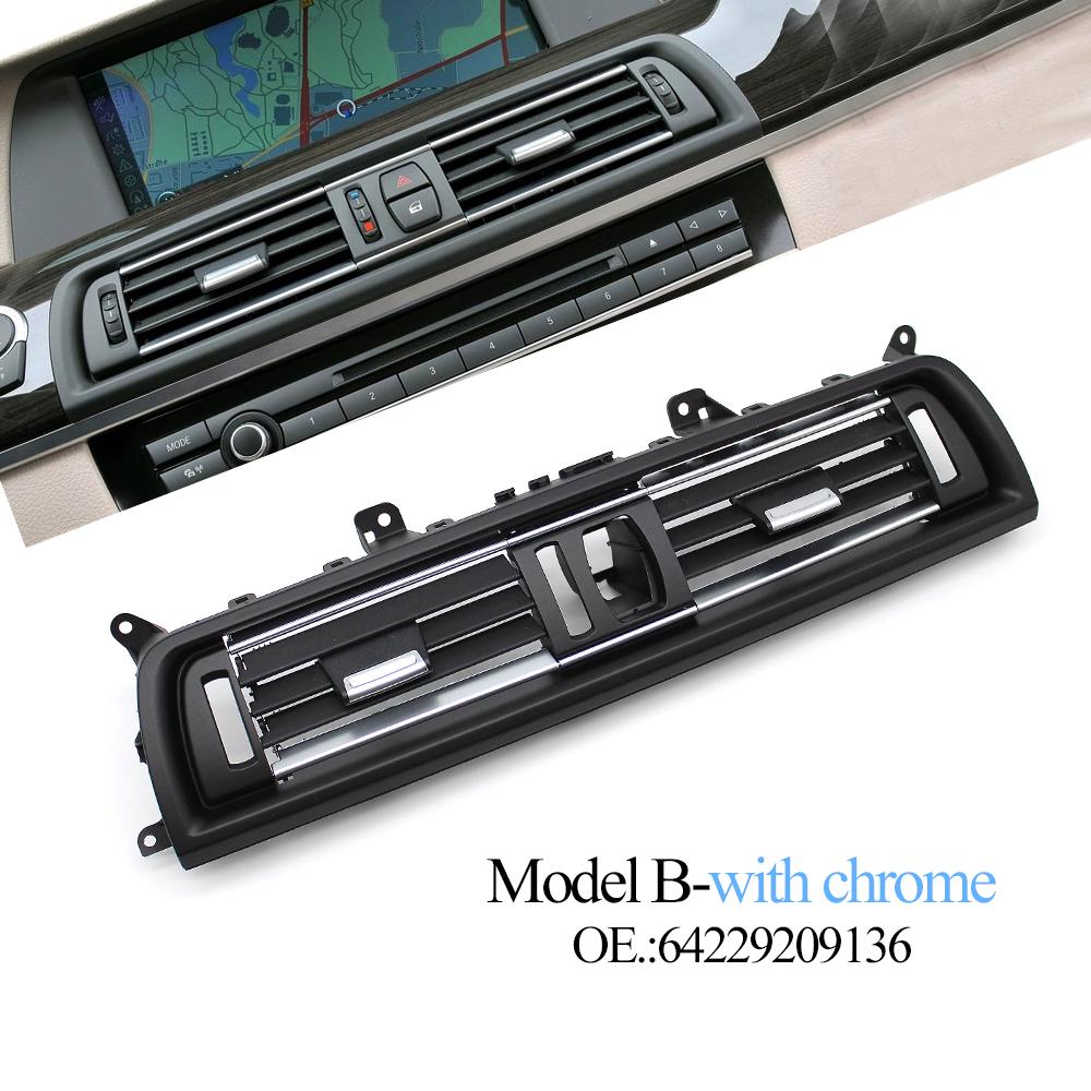 Front Dashboard Console Air Conditioner AC Vent Grille Panel For BMW 5 Series F10 F11 520 525 528 535 64229166885 64229209136