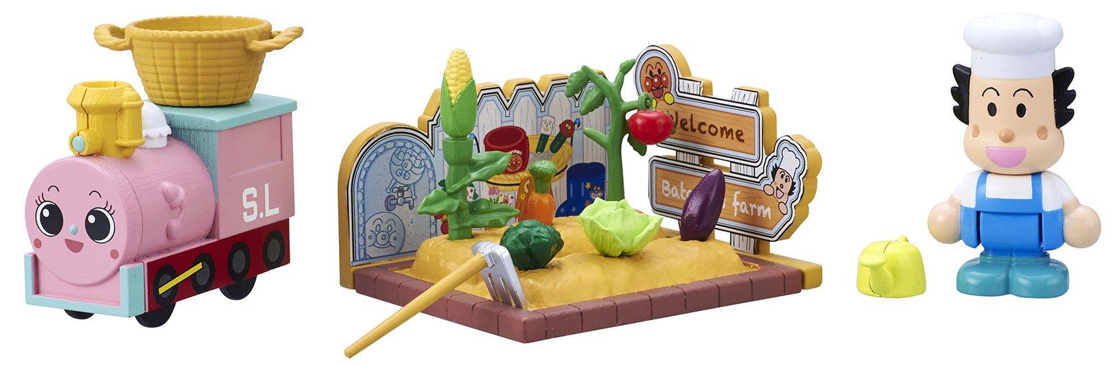 

Anpanman Town Freshly Harvested Vegetables and Doll Set Batako-san & Poppo-chan