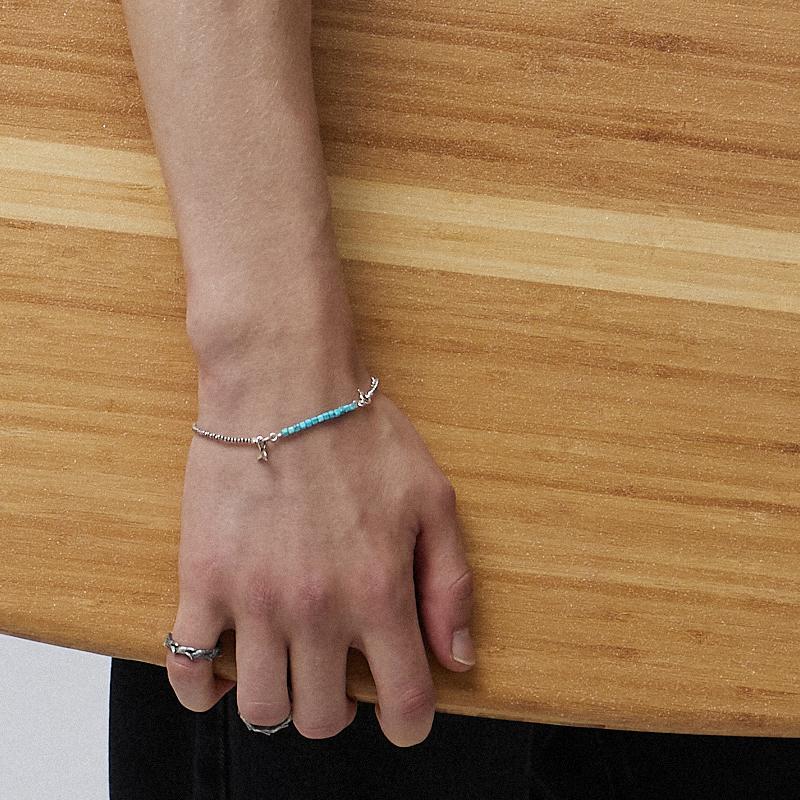 Hakkablacks Mini Turquoise Whaletail Bracelet