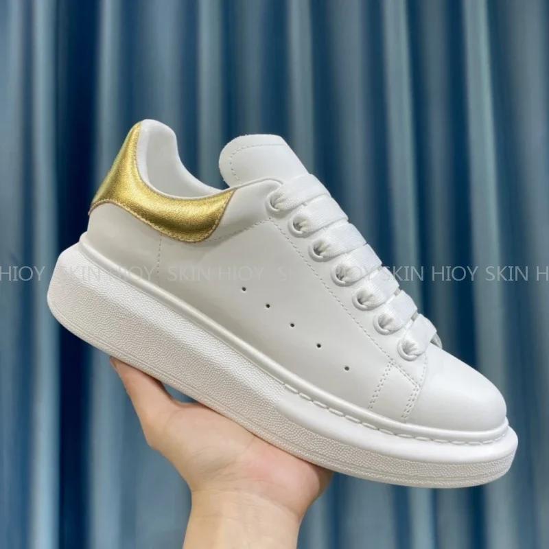 2025 Fashion Women Sneakers Plus Size 35-46 Top Quality Leather Men Casual Shoes Canvas Sneaker Men Sport Running Walking Shoes