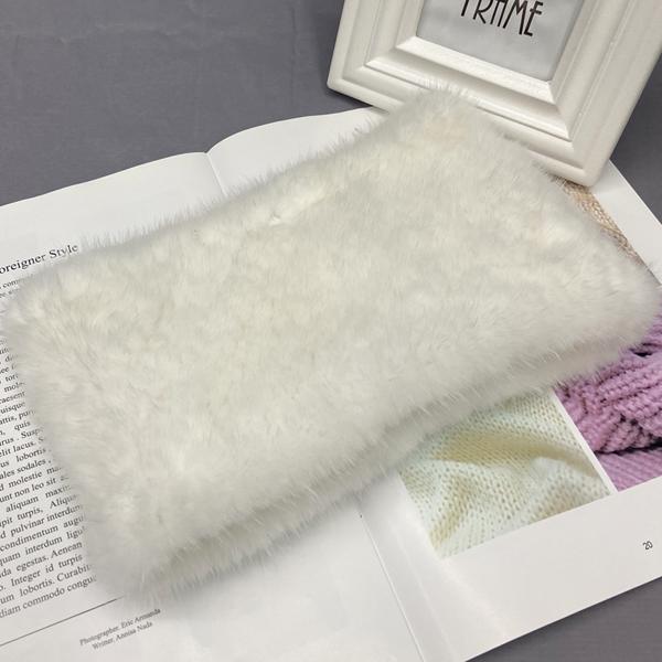Natural Mink Fur Neck Warmer Elastic Women Winter Warm Headband Female Genuine Mink Fur Ring Scarf