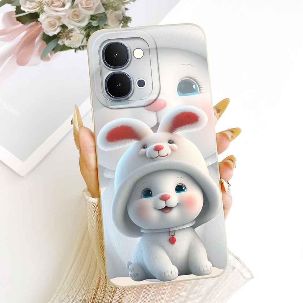 For Vivo Y31d 4G V2543 Case Fashion Cartoon Painting Silicone Full Protcetion Back Cover For Vivo Y 31d Y31D 4G Bumper Shell