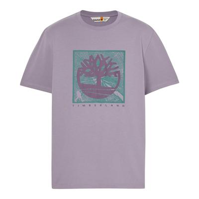 Timberland Men's Short Sleeve Graphic T-Shirt, Purple Ash, Size XS, TB0A431FEG71