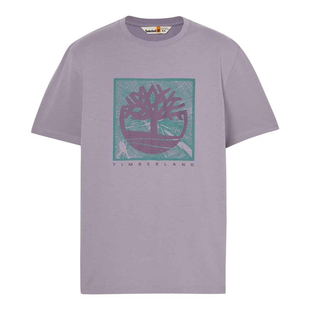 

Timberland Men s Short Sleeve Graphic T-Shirt, Purple Ash, Size XS, TB0A431FEG71