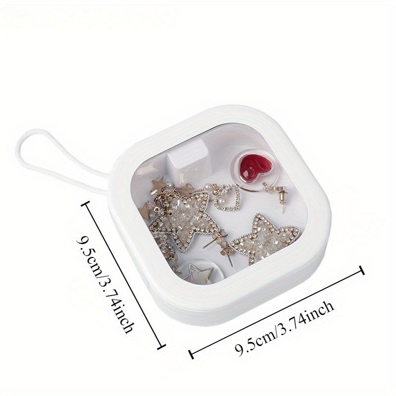 

1pc/2pcs Jewelry Box Portable Travel Case Hair Accessories and Cosmetics Storage Box Multi Functional Desktop Organizer Box белый