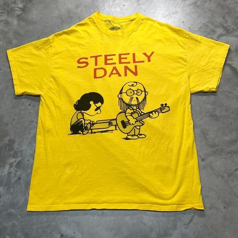 Steely Dan unisex yellow short sleeve t-shirt QT7169 XXXL