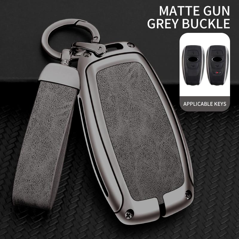 New Zinc Alloy Car Key Case Cover Protector Shell For Subaru Brz Sti Xv Sv Forester Legacy Outback Crosstrek Impreza Wrx Ascent