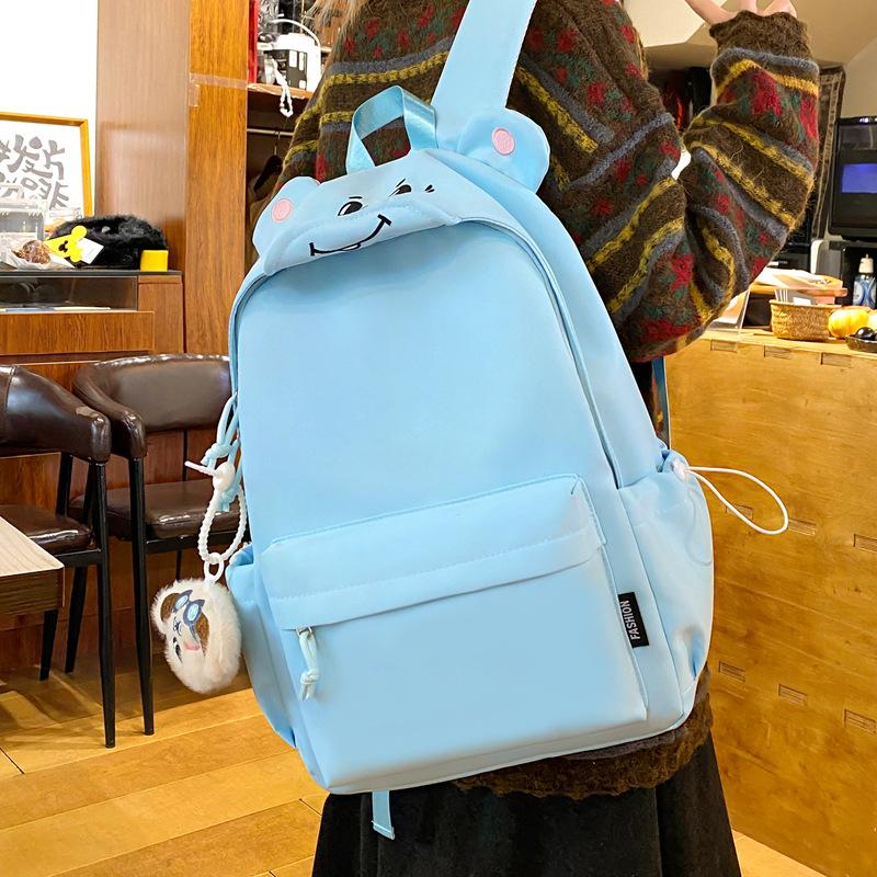 Schoolbag new cute niche design backpack casual personalized student schoolbag girls lightweight large capacity backpack