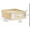 Sheet  Storage Box Organizer Thickened Fabric Folding Window Zipper Blanket Organizer Wardrobe Bed Clothes Storage with Lid