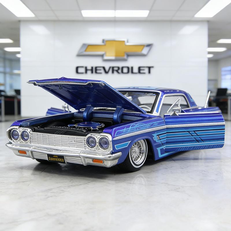 Maisto 1:24 Chevrolet Impala SS 1964 Supercar Alloy Car Diecasts & Toy Vehicles Car Model Miniature Scale Model Car For Children