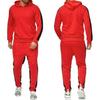 Frühling und Herbst Herren Sportswear Casual Kapuzen Sweatshirt Hose Zweiteiliger Anzug