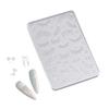 Nail Decoration Set Silicone Embossing Mould for Handmade Press Flower Bowknot Accent Crafting Supplies
