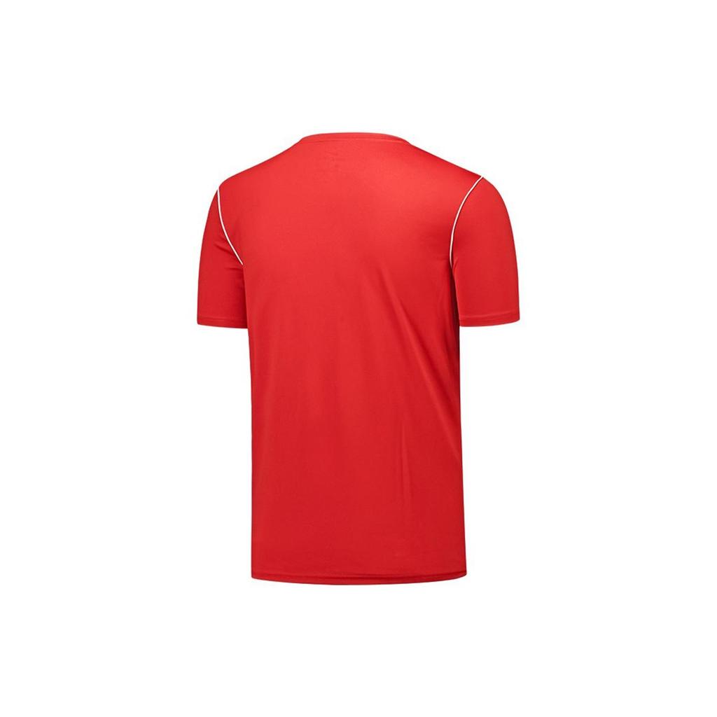 Nike T Shirts Men's Red Crew Neck Moderate Straight Fit BV6883-657