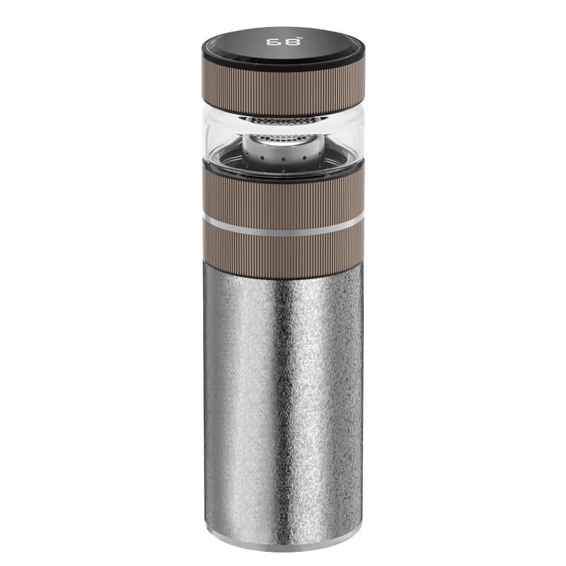 Pure Titanium Smart Temperature Display Tea Infuser Bottle