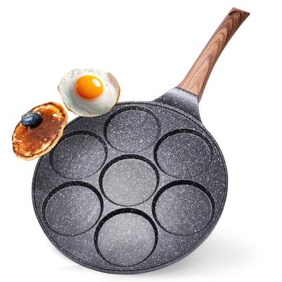 Granitpanna för stekt ägg, pannkakor och ägg