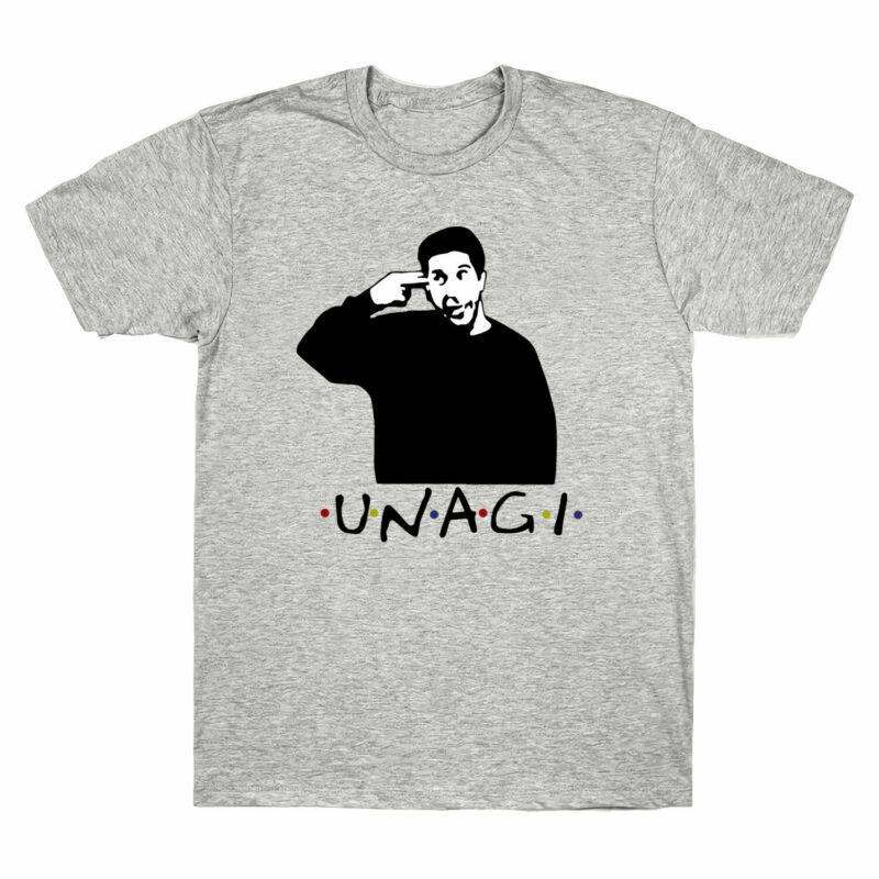 Geller Tee Tv Unisexs Series Ross T Unagi Funny Short Show Friends Sleeve Shirt
