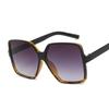 Luxurious Square Sunglasses Woman Brand Designer Vintage Retro Plastic Frame Big Sun Eyeglasses Women Vintage Gradient Tint Male Oculos Feminino