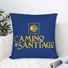 Camino De Santiago Square Pillow Covers Polyester Home Shells Cushion Case Cute Decorative Pillowcase