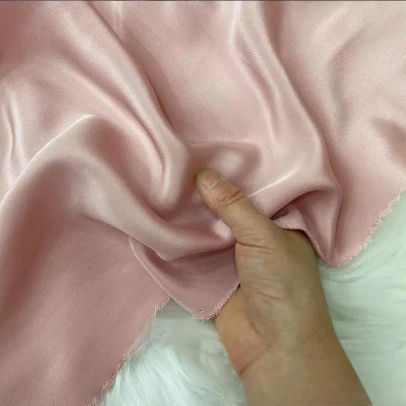 Einfarbig 100% Maulbeerseide 30 Momme Schwerer Seidenkrepp de Chine Stoff Seiden Schwerer Krepp Stoff für Bekleidung Kleider Hosen