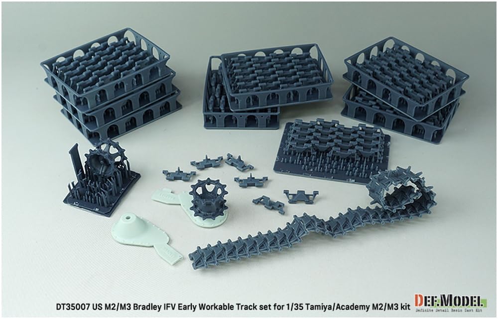 Differential Model Current American Bradley Infantry Fighting Vehicle Movable Track Set Early Type Tamiya Plastic Model Parts DT35007 DEF.MODEL 1/35