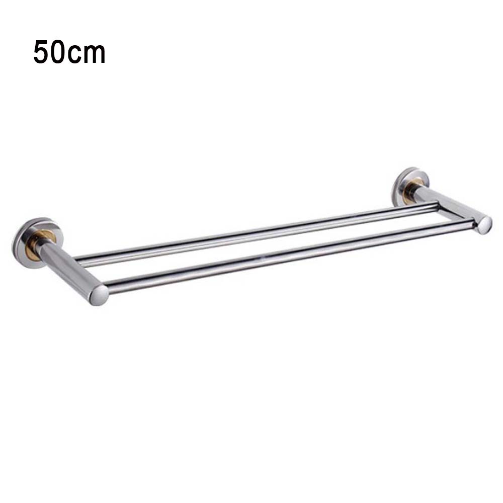 Single 40/50cm Shelf Holder Bathroom Kitchen Towel Bar Bathroom Accessories Towel Rack Towel Rail
