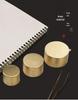 Leak-Proof Brass Medicine & Tea Storage Can - Portable Travel Jar with Threaded Seal, Multi-functional for Business Trips
