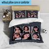 Kpop idle Colorful Dreams 3pcs Bedding Set,Including 1pc Duvet Cover And 2pcs Pillowcases Perfect Gift for Christmas,Ideal for Bedroom, Dormitory