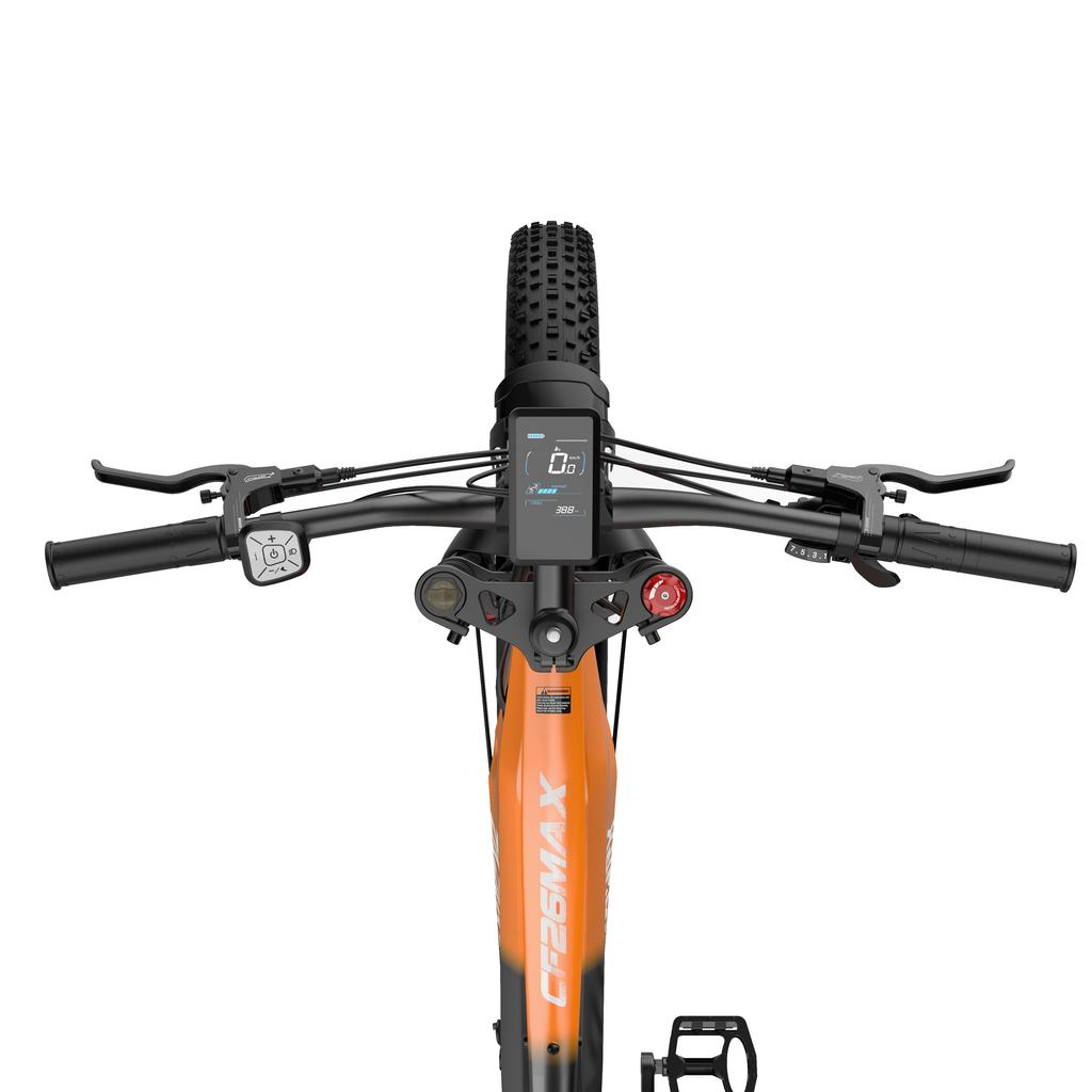 ZAZAWORK CF26MAX Electric Bicycle 1000W*2 Motor 48V25AH Battery 26 Inch Off-Road Tires 50 KM/H Top Seed 120KM Range E-Mountain Bike