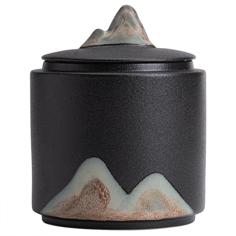 Thousand Miles Ceramic Tea Caddy