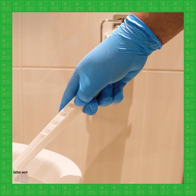 AMMEX Mavi Nitril Pudrasız Tek Kullanımlık Eldivenler, 100'lü Paket