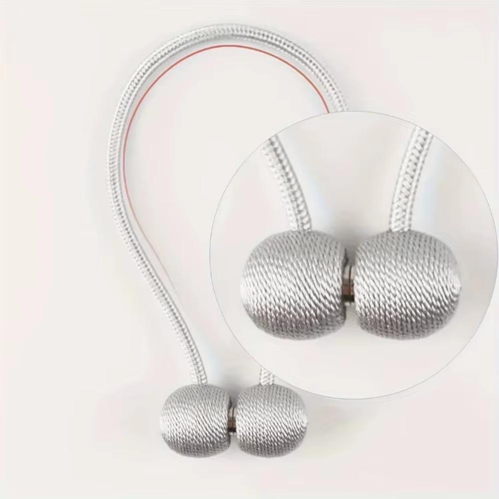 2PC Magnetic Curtain Tiebacks Earphone Design Shower Curtain Holders Decorative Bathroom Home Accessories Decoration Hooks