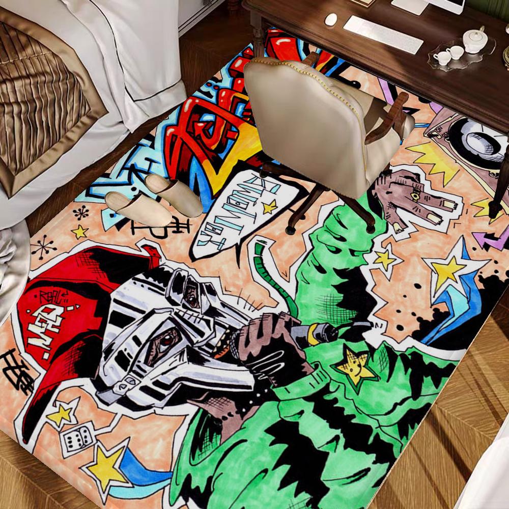 MF DOOM Room Mats Anti-slip Absorb Water Long Strip Cushion Bedroon Mat Welcome Doormat