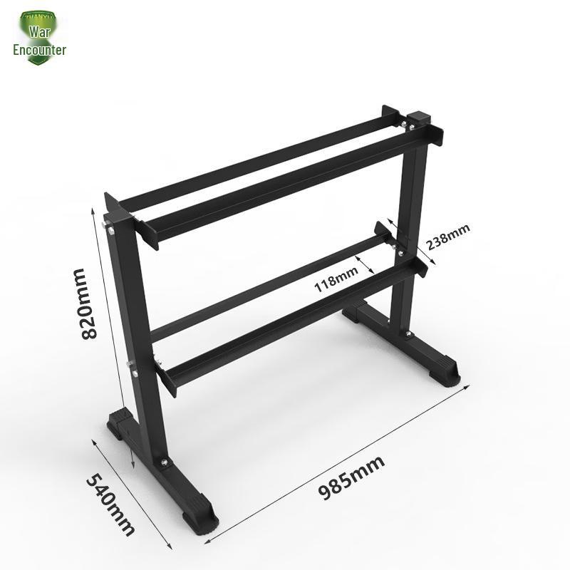 Double Layer 5-Pair Dumbbell Rack