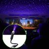 Mini LED Bil Tak Stjärna Nattljus Projektor Atmosfär Galaxy Lampa USB Dekorativ Justerbar för Auto Tak Rum Takdekor