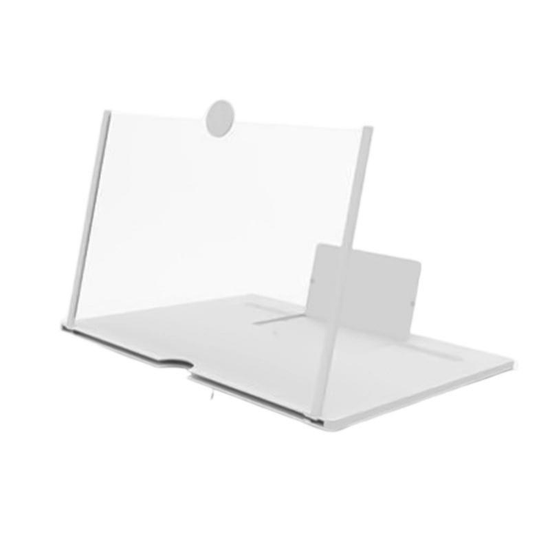 

Plastic Optical Lens Phone Magnifier Universal Compatibility All Smartphones No Battery Required Blue Light Protective 10 inches білий