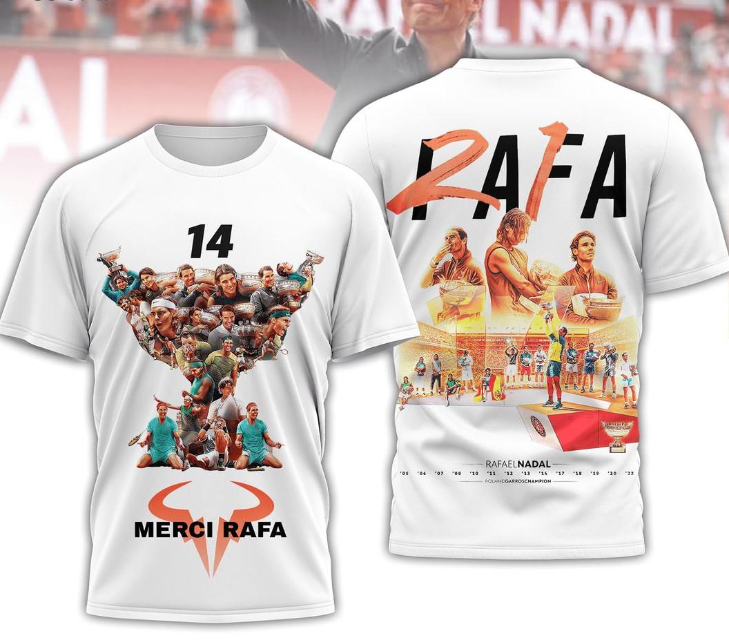 Rafa Merci Rafa 14 2026 3D T-Shirt M