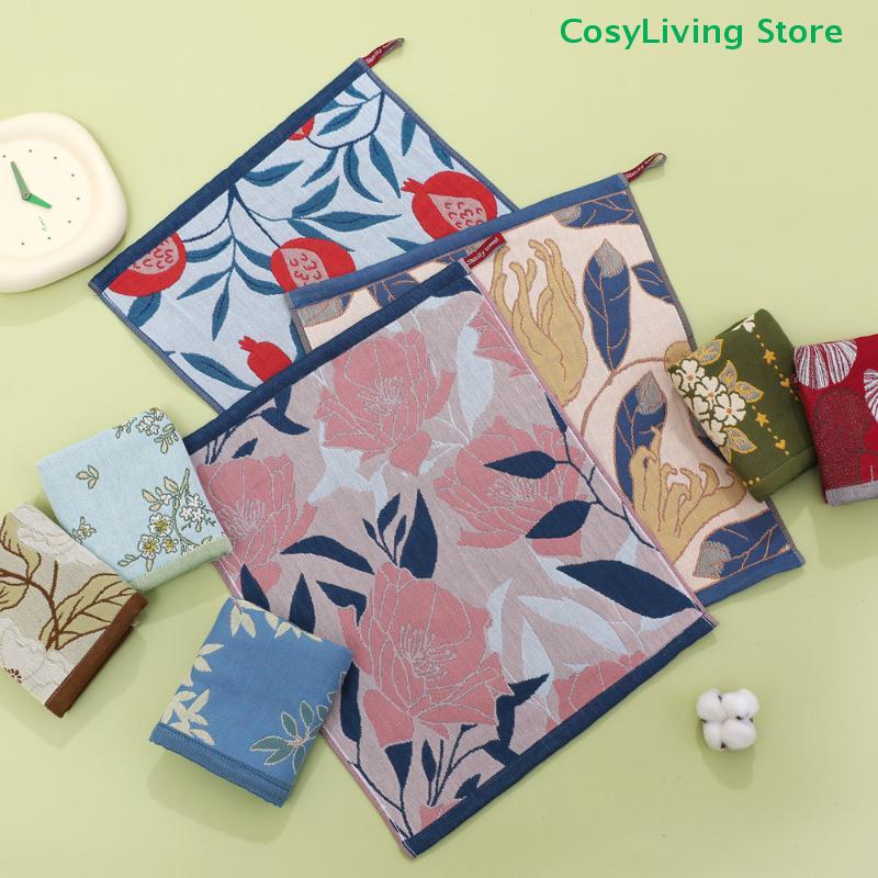 1Pc Pure Cotton Towel Pure Cotton Square Towel Kitchen Towel Cotton Gauze Pure Cotton Dishcloth Tea Towel Home Restaurant