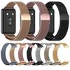 Milanese Loop Strap for Honor Band 10 Stainless Steel Magnetic Bracelet Metal Wristband for Huawei Honor Band 9 Replacement Band